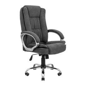 Офисное кресло руководителя Richman California Magic Dk Grey Хром М1 Tilt Серое