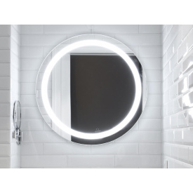 Зеркало Turister круглое 100см с двойной LED подсветкой без рамы (ZPD100)