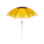 Пляжный зонт от солнца большой с наклоном Stenson "Подсолнух" 2 м Желтый Дніпро