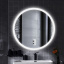 Зеркало Turister круглое 90см с передней LED подсветкой кольцо без рамы (ZPP90) Львів
