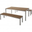 Набор стол + 2 скамейки в стиле LOFT (NS-1017) Кропивницький