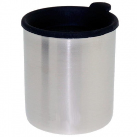 Термокухоль з кришкою Tatonka Thermo Mug 250 Silver/Black (TAT 4082.000)