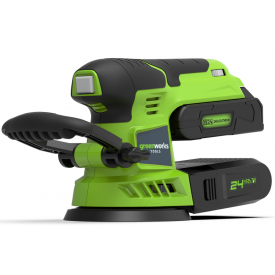 Фото - Шлифмашинка аккумуляторная Greenworks G24ROS (3100107) (без аккумулятора и ЗУ) Шлифмашинка аккумуляторная Greenworks G24ROS (3100107) (без аккумулятора и ЗУ)