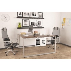 Двойной стол Q-140 Loft-design офисный Ровно