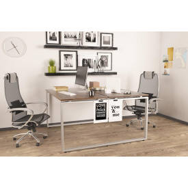 Двойной стол Q-140 Loft-design офисный