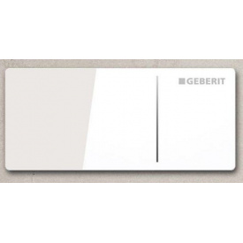 GEBERIT TYPE70 клавиша смыва дистанционная двойной смыв для Sigma бачков 12 см стекло белое