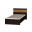 Односпальная кровать Эверест Соната-900 90х200 см венге темный + дуб крафт золотой (EVR-2112) Херсон