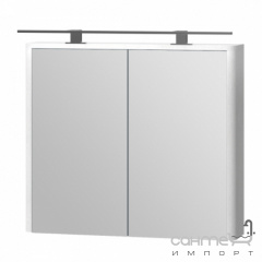 Зеркальный шкафчик с LED-подсветкой Ювента Livorno LvrMC-80 структурный белый Ивано-Франковск