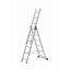 Алюминиевая трехсекционная лестница 3 х 6 ступеней (универсальная) Житомир