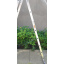 Алюмінієва двосекційна драбина 2 х 10 сходинок (універсальна) для дачі Стандарт Чернівці