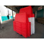Вкладний дорожній бар`єр червоного кольору 1.5 м Техпром Київ