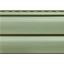 Сайдинг виниловый Ю-пласт панель 3,05x0,23 Зеленый Корабельный брус Ровно