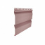Сайдинг виниловый Ю-пласт панель 3,05x0,23 Розовый Корабельный брус Полтава