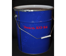 КО-84 Эмаль +300°С для окраски защитного покрытия проводов, кабелей, изделий из стали и алюминиевых сплавов от 5 кг