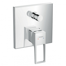 HANSGROHE METROPOL смеситель для ванны однорычажный с дугообразной ручкой скрытый монтаж хром