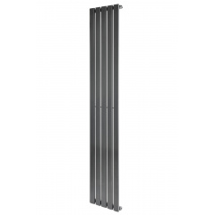 Вертикальный дизайнерский радиатор ARTTIDESIGN Livorno 5/1800 серый мат Запоріжжя