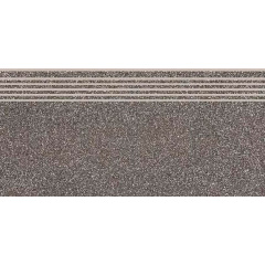 Плитка для підлоги Грес CERSANIT MILTON DARK GREY STEPTREAD 29,8x59,8 сходинка (7шт/пач; 280шт/пал) Хмельник