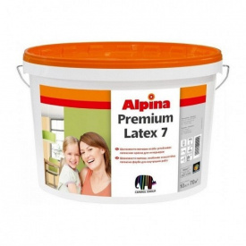 Фарба iнтер`єрна ALPINA Premiumlatex 7 B3 миюча (прозора) (шов-мат) 9,4 л (914485)