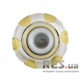 Светильник точечный 307B SS/G R39 матовое серебро/золото АскоУкрем