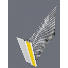 Профіль пластиковий привіконний з ущільнювачем із сіткою (білий) 3мм 2,5м Вінниця