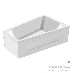 Асиметрична акрилова ванна з каркасом та панелями Kolpa-San Beatrice-L 170x110 біла лівостороння Черкаси