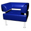 Офісне м'яке крісло Sentenzo Тонус 800x600х700 мм синє Тячів