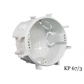 Коробка установочна KOPOS бетон/цегла KP 67/3 (подрезетник) д70 (100шт)