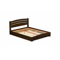 Двуспальная кровать Estella Селена-Аури 160х200 см с подъемным механизмом деревянная из бука Ладан