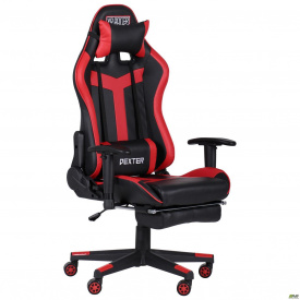 Компьютерное кресло AMF VR Racer Dexter Grindor черный красный для геймеров