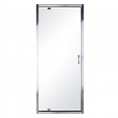 EGER Дверь в нишу 80x195см распашная профиль хром стекло прозрачное 5мм Луцк