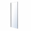EGER LEXO стенка боковая 90x195см для комплектации с дверью прозрачное стекло 6мм хром Токмак