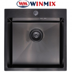 Кухонная мойка Winmix WM 5050х200x1.0-PVD-BLACK Рівне
