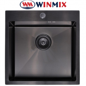 Кухонная мойка Winmix WM 5050х200x1.0-PVD-BLACK