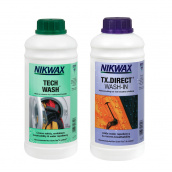 Набор Nikwax Twin Pack Tech Wash 1L + TX Direct 1L (NIK-TWTX1L)
