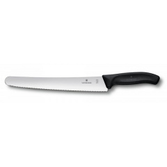 Кухонный нож для кондитерских изделий Victorinox Swiss Classic Pastry 26 см Черный (6.8633.26) Івано-Франківськ
