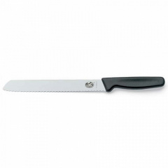 Кухонный нож Victorinox Bread для нарезки хлеба 21 см Черный (5.1633.21B) Черкассы