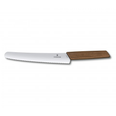 Кухонный нож для хлеба Victorinox Swiss Modern BreadPastry 22 см Орех (6.9070.22WG) Тернопіль