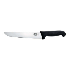 Кухонный нож Victorinox Fibrox для мяса 230 мм Черный (5.5203.23) Ровно