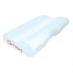 Ортопедическая подушка для сна Qmed STANDART PLUS KM-03 универсальная Белый Ровно