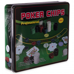 Покерный набор в металлической коробке-500 фишек SP-Sport IG-3006 Запорожье