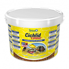Корм для аквариумных рыб в гранулах Tetra Cichlid Colour 10 л (4004218201392) Хуст