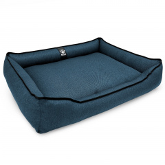 Лежак для собак всех пород EGO Bosyak Рогожка L 90x75 Синий (спальное место для больших собак) Хмельницкий