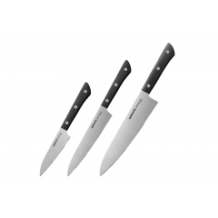 Набор кухонных ножей из 3-х предметов Samura Harakiri (SHR-0220B) Київ