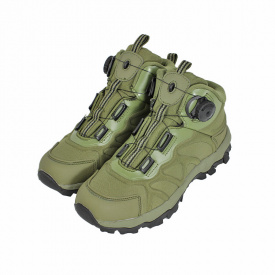 Ботинки тактические с автоматической пряжкой Lesko 661 р.40 Зеленый
