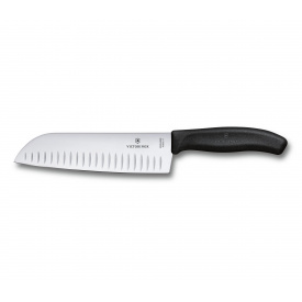Кухонный нож Victorinox Santoku 17 см Черный (6.8523.17G)