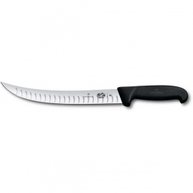 Кухонный нож мясника Victorinox Fibrox Butcher 25 см Черный (5.7223.25)