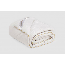 Одеяло IGLEN из овечьей шерсти в жаккардовом дамаске Летнее 200х240 см Белый (200220511WH)