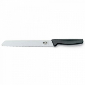 Кухонный нож Victorinox Bread для нарезки хлеба 21 см Черный (5.1633.21B)