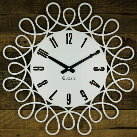 Настенные Часы Glozis Romantic 50х50 см Белый (B-020)