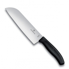 Кухонный нож Victorinox Santoku 17 см Черный (6.8503.17B)